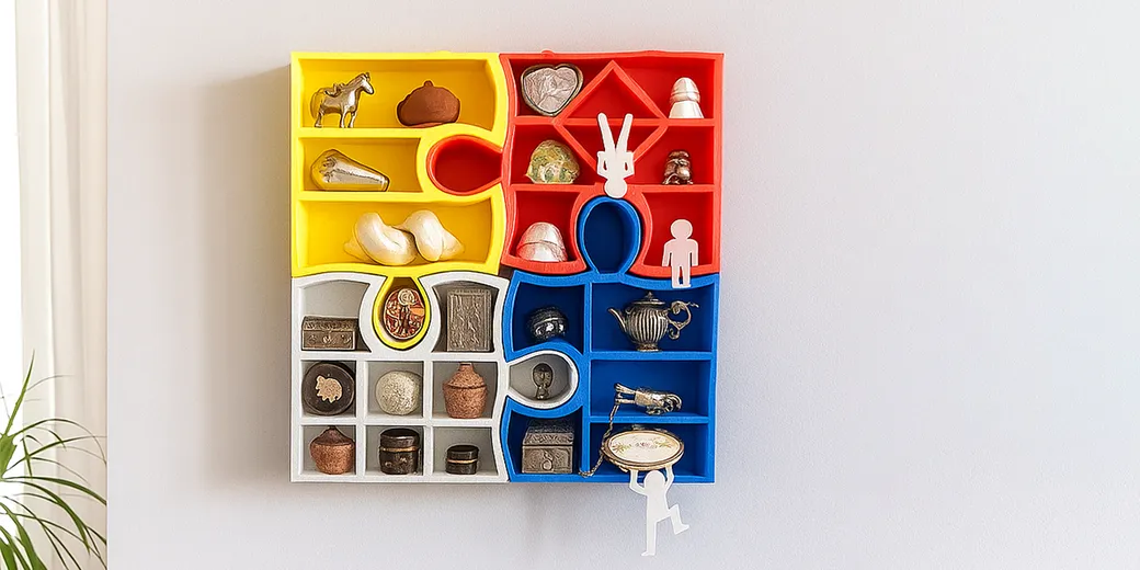 🗄️Organização Doméstica Personalizada - Zero Desordem - STL 3D